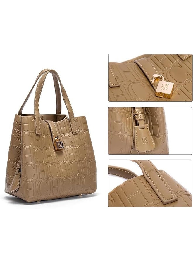 CH CH CHCH Tote Bag Women's Large Capacity Commuter Handbag Fashion Versatile Shoulder Bag - Image 4